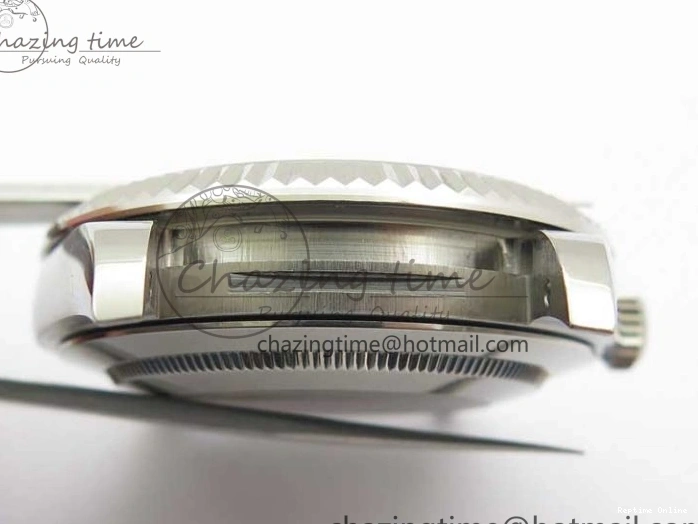 0501 WaterResistant Day Date 40 SS Bp Maker 1:1 Best Edition Tiffany Blue Roman Dial on SS Bracelet A 2549